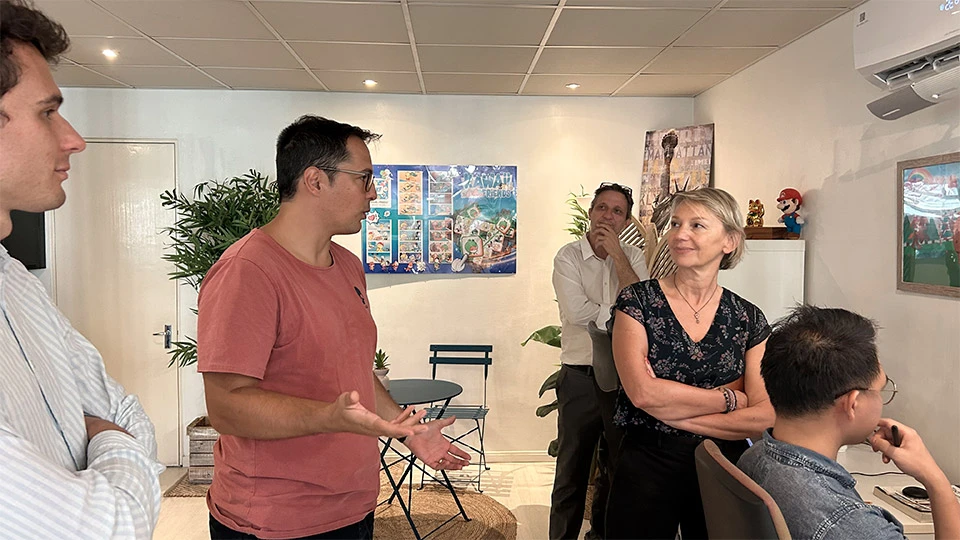 駐モーリシャス フランス大使がPlaytouchスタジオをご訪問 - 写真 1