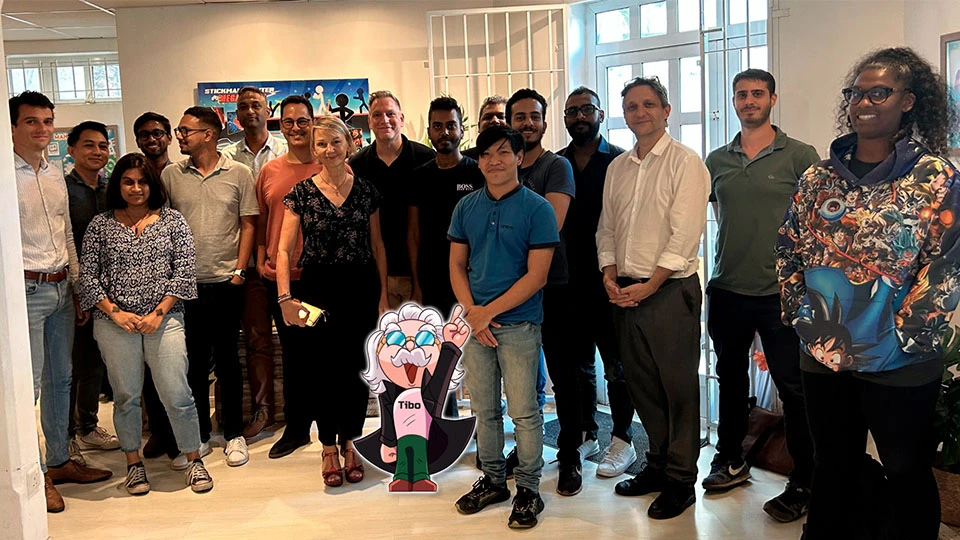 Visite de l’Ambassadrice de France chez Playtouch