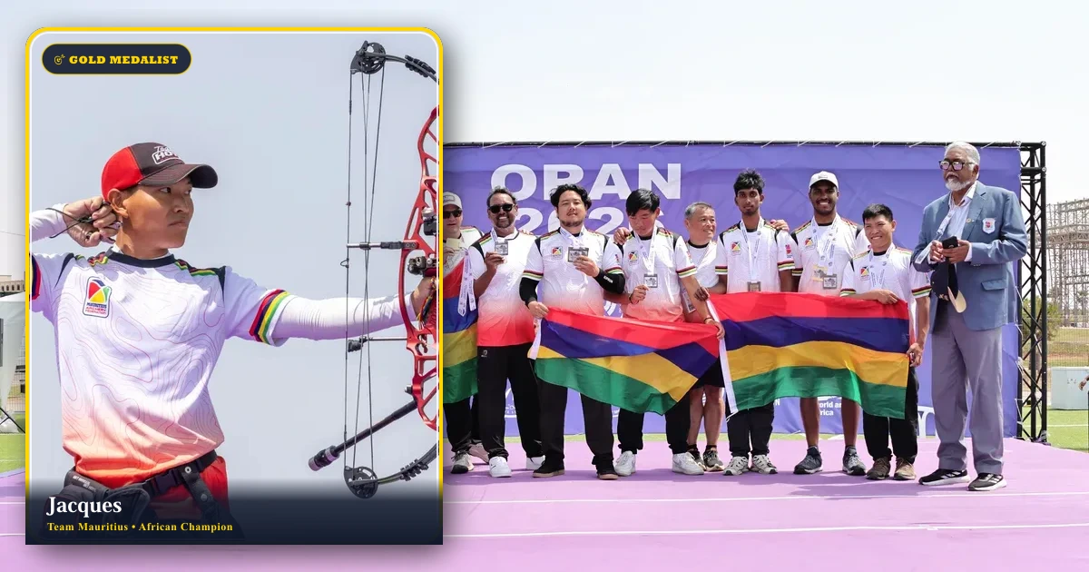 Bullseye! Jacques Strikes Team Gold at the African Archery Championship!