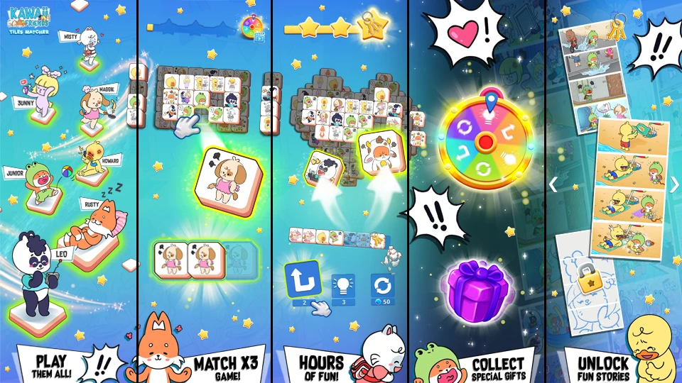 NOUVEAU JEU : Kawaii Friends : Tile Match