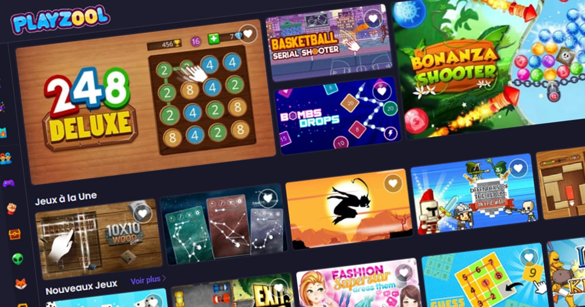 Démonstrateur de Portail de Jeux en Marque Blanche Playzool